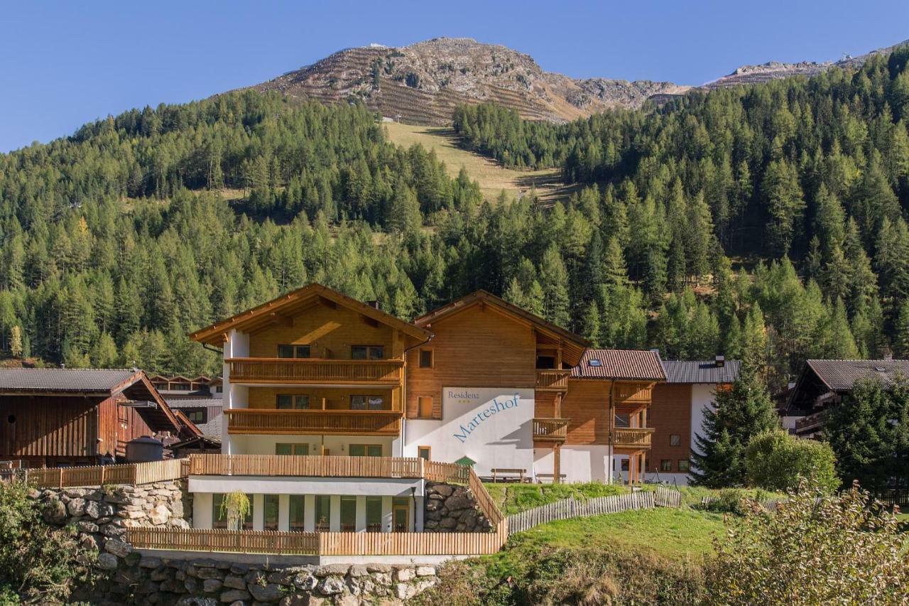 Apparthotel Marteshof Pfelders Exteriér fotografie